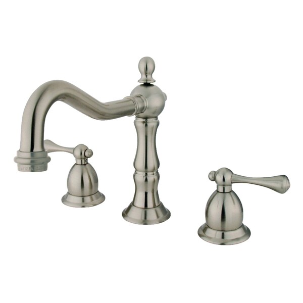 KS1978BL 8" Widespread Bathroom Faucet, Brushed Nickel